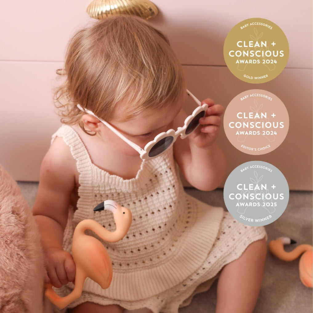 Lingo the Flamingo Teether & Bath Toy